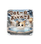 三毛猫の冬のあいさつ（個別スタンプ：13）