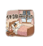 三毛猫の冬のあいさつ（個別スタンプ：14）