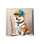 柴犬の新日常7（個別スタンプ：3）