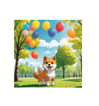 柴犬の新日常7（個別スタンプ：5）