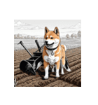 柴犬の新日常7（個別スタンプ：17）