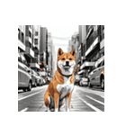 柴犬の新日常7（個別スタンプ：18）
