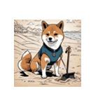 柴犬の新日常7（個別スタンプ：21）