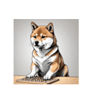 柴犬の新日常7（個別スタンプ：28）