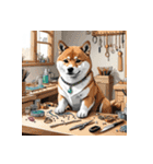 柴犬の新日常7（個別スタンプ：34）
