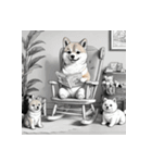 柴犬の新日常7（個別スタンプ：37）