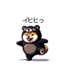 クマ出没注意な太っちょ柴犬 クマが出たぞ（個別スタンプ：33）