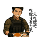 特殊部隊X日常専門用語6かっこいい登場（個別スタンプ：24）