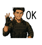 特殊部隊X日常専門用語6かっこいい登場（個別スタンプ：27）