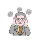 中高年男性 秋から冬 No128（個別スタンプ：32）