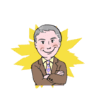 中高年男性 秋から冬 No128（個別スタンプ：34）