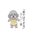 愚痴る保育士トイプードル（個別スタンプ：33）
