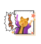 推し活ハムさん(紫担パープル担)（個別スタンプ：11）