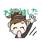 おちゃめの毎日使える楽しい会話,挨拶,返事（個別スタンプ：6）