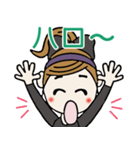 おちゃめの毎日使える楽しい会話,挨拶,返事（個別スタンプ：11）