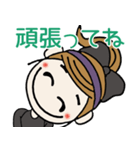 おちゃめの毎日使える楽しい会話,挨拶,返事（個別スタンプ：16）