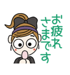 おちゃめの毎日使える楽しい会話,挨拶,返事（個別スタンプ：17）