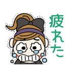 おちゃめの毎日使える楽しい会話,挨拶,返事（個別スタンプ：18）
