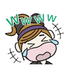 おちゃめの毎日使える楽しい会話,挨拶,返事（個別スタンプ：20）