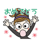 おちゃめの毎日使える楽しい会話,挨拶,返事（個別スタンプ：32）
