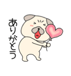 【敬語】パグ犬のぱーちゃん89（個別スタンプ：12）