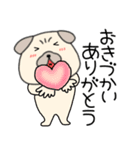 【敬語】パグ犬のぱーちゃん89（個別スタンプ：27）