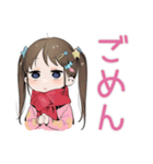 女児の冬♡平成レトロ（個別スタンプ：16）