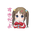 女児の冬♡平成レトロ（個別スタンプ：34）