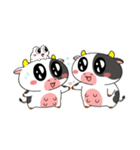 カエルウシの愛がいっぱい（個別スタンプ：1）