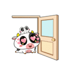 カエルウシの愛がいっぱい（個別スタンプ：4）