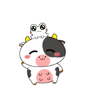カエルウシの愛がいっぱい（個別スタンプ：10）