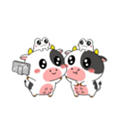 カエルウシの愛がいっぱい（個別スタンプ：14）