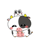カエルウシの愛がいっぱい（個別スタンプ：34）