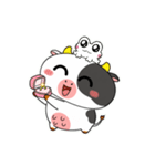 カエルウシの愛がいっぱい（個別スタンプ：40）