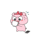 既読スルーでもかわいい～太っちょブタ登場（個別スタンプ：14）