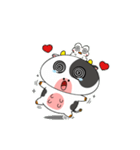 カエルウシのいろんな気分の顔（個別スタンプ：2）