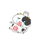 カエルウシのいろんな気分の顔（個別スタンプ：7）