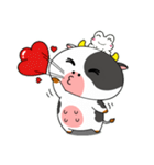 カエルウシのいろんな気分の顔（個別スタンプ：11）