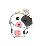 カエルウシのいろんな気分の顔（個別スタンプ：12）