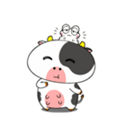 カエルウシのいろんな気分の顔（個別スタンプ：13）