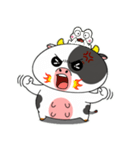 カエルウシのいろんな気分の顔（個別スタンプ：16）