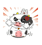 カエルウシのいろんな気分の顔（個別スタンプ：19）