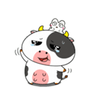 カエルウシのいろんな気分の顔（個別スタンプ：24）