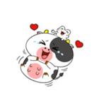 カエルウシのいろんな気分の顔（個別スタンプ：33）