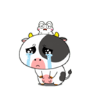 カエルウシのいろんな気分の顔（個別スタンプ：36）