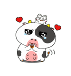 カエルウシのいろんな気分の顔（個別スタンプ：38）