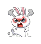 崩壊寸前の萌えウサギ（個別スタンプ：3）