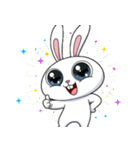 崩壊寸前の萌えウサギ（個別スタンプ：18）