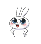 崩壊寸前の萌えウサギ（個別スタンプ：19）
