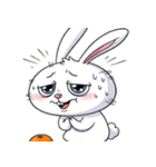 崩壊寸前の萌えウサギ（個別スタンプ：21）